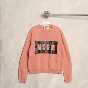 MSGM
logo-print crew-neck sweatshirt